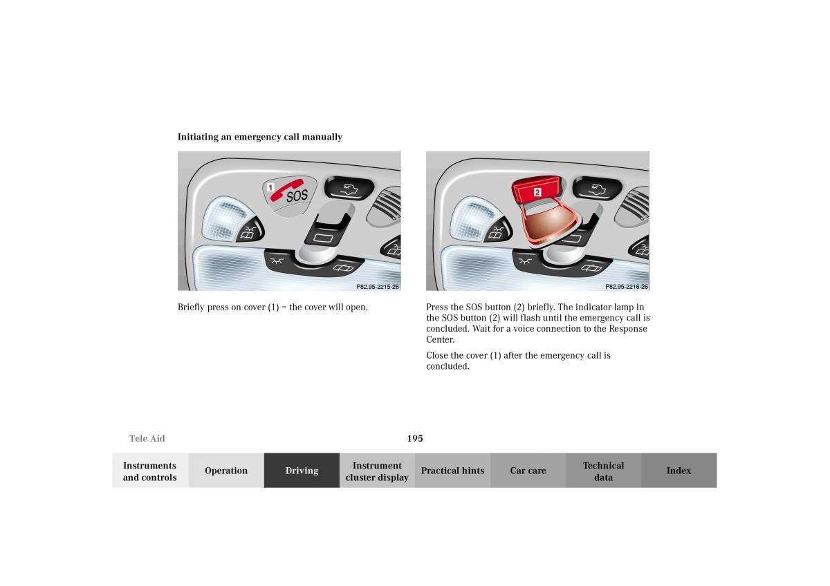 Mercedes Benz G Class W463 owners manual / page 198