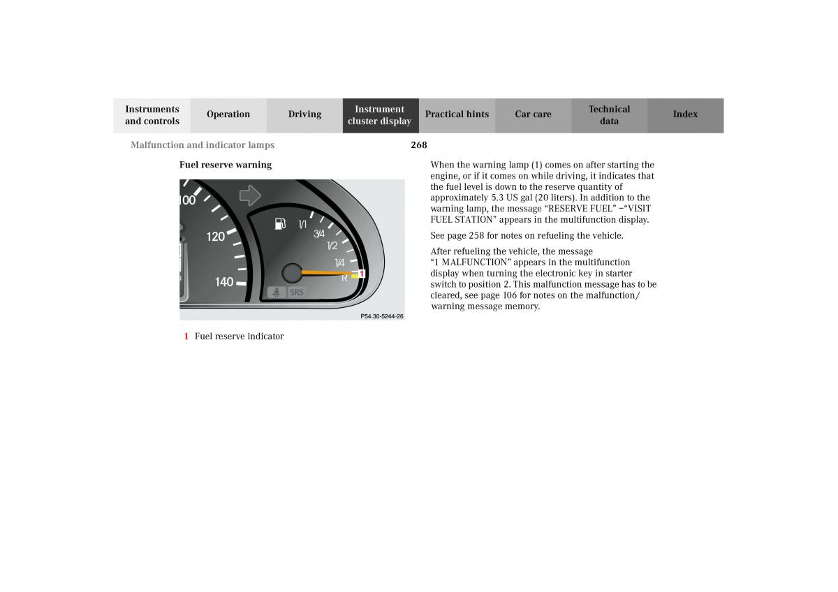 Mercedes Benz G Class W463 owners manual / page 271