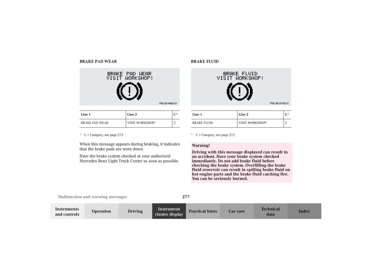 Mercedes Benz G Class W463 owners manual / page 280