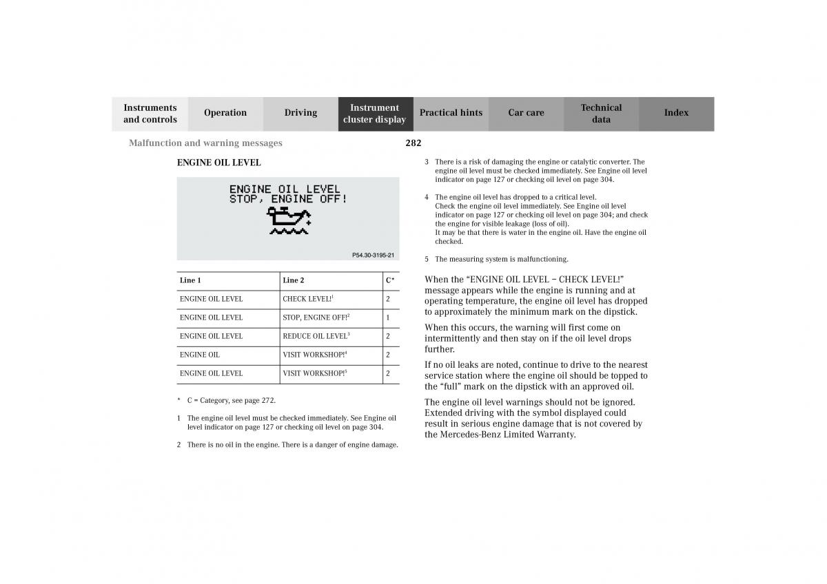 Mercedes Benz G Class W463 owners manual / page 285