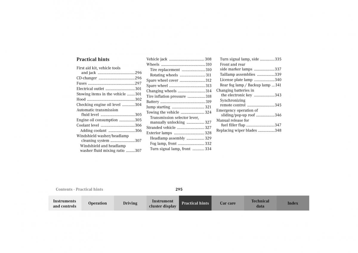 Mercedes Benz G Class W463 owners manual / page 298