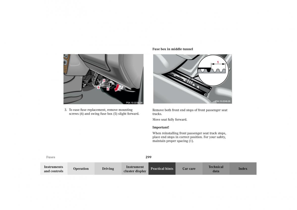 Mercedes Benz G Class W463 owners manual / page 302