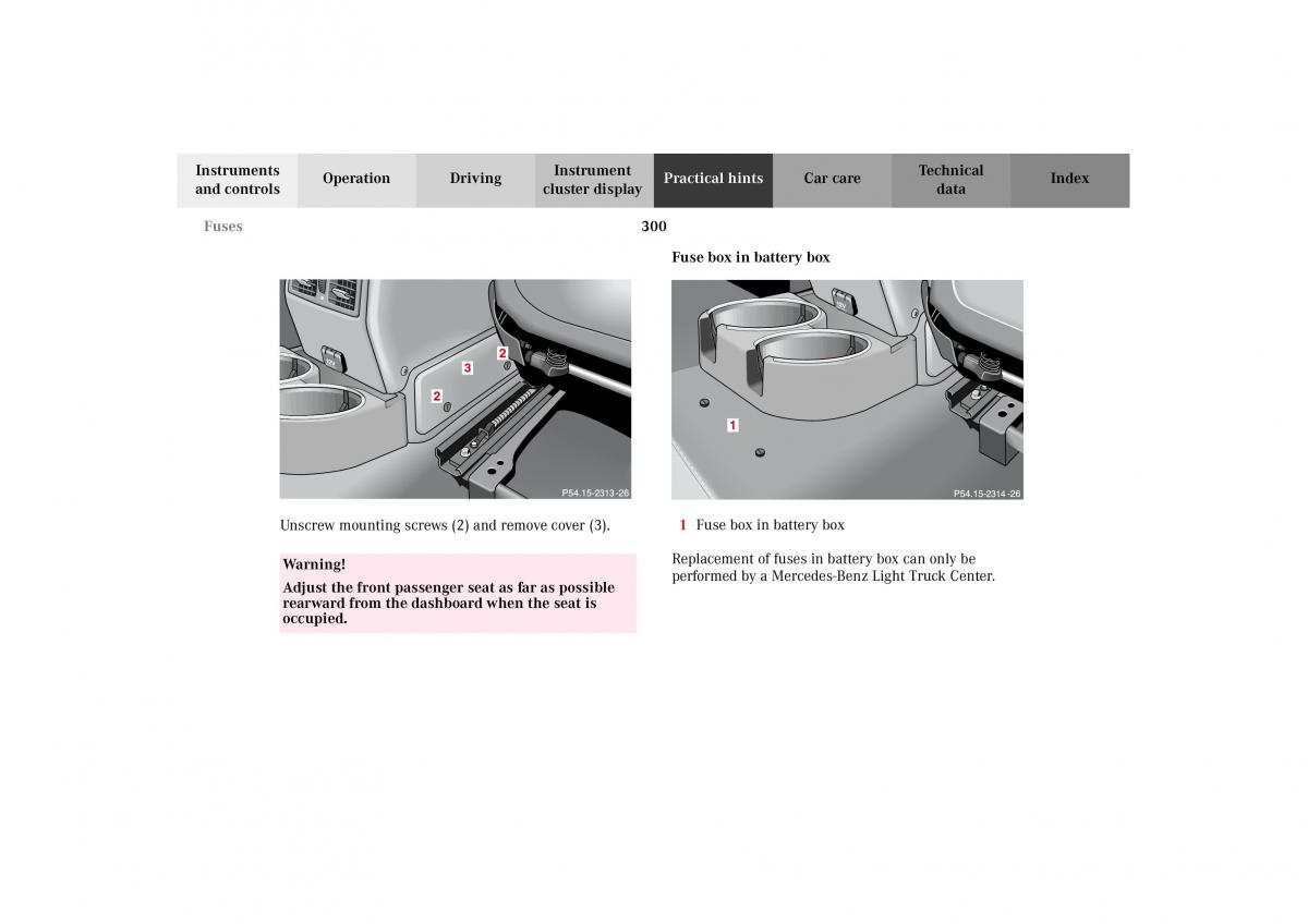 Mercedes Benz G Class W463 owners manual / page 303