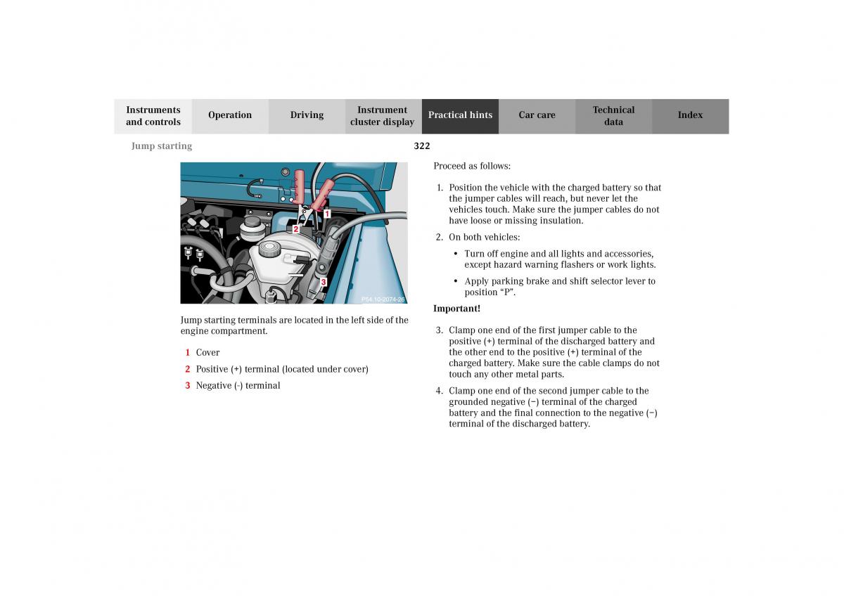 Mercedes Benz G Class W463 owners manual / page 325