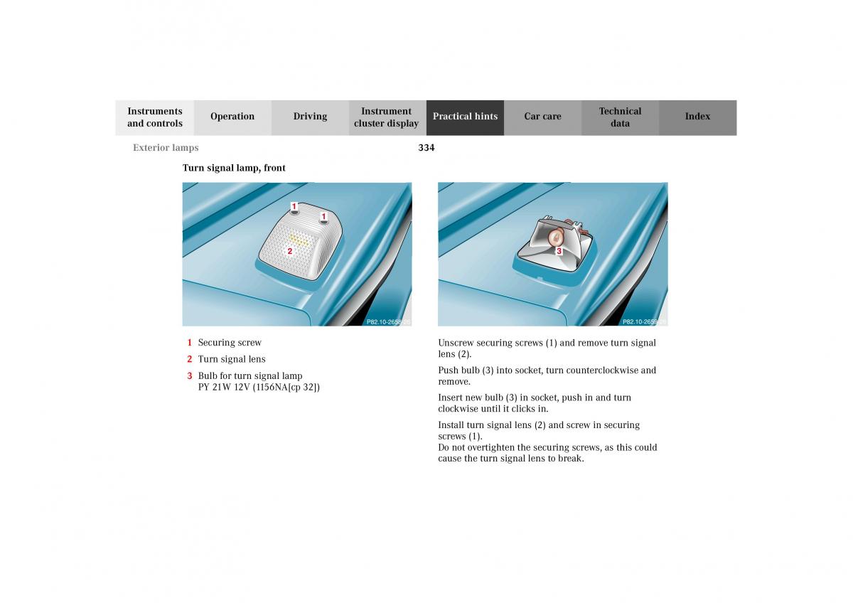 Mercedes Benz G Class W463 owners manual / page 337