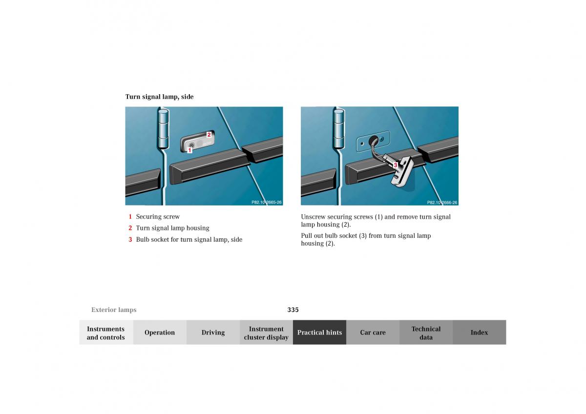 Mercedes Benz G Class W463 owners manual / page 338