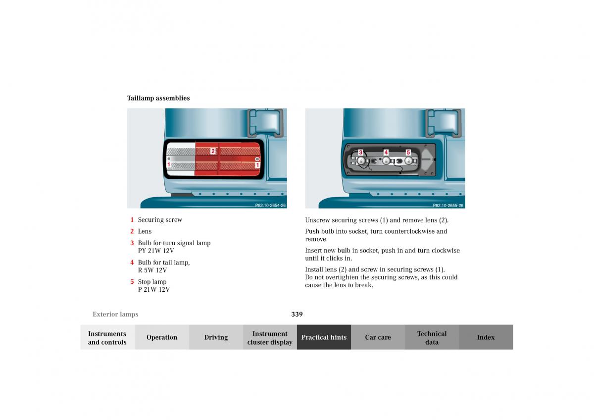 Mercedes Benz G Class W463 owners manual / page 342