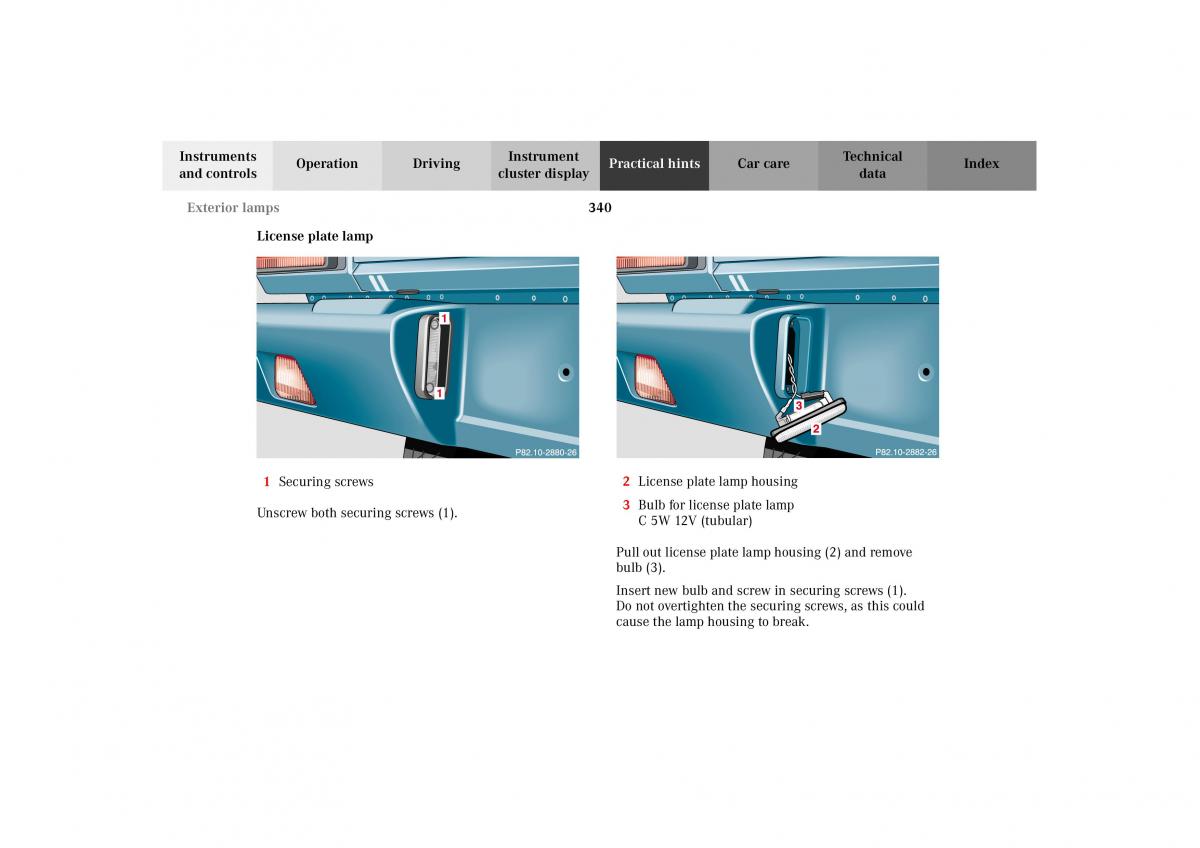 Mercedes Benz G Class W463 owners manual / page 343