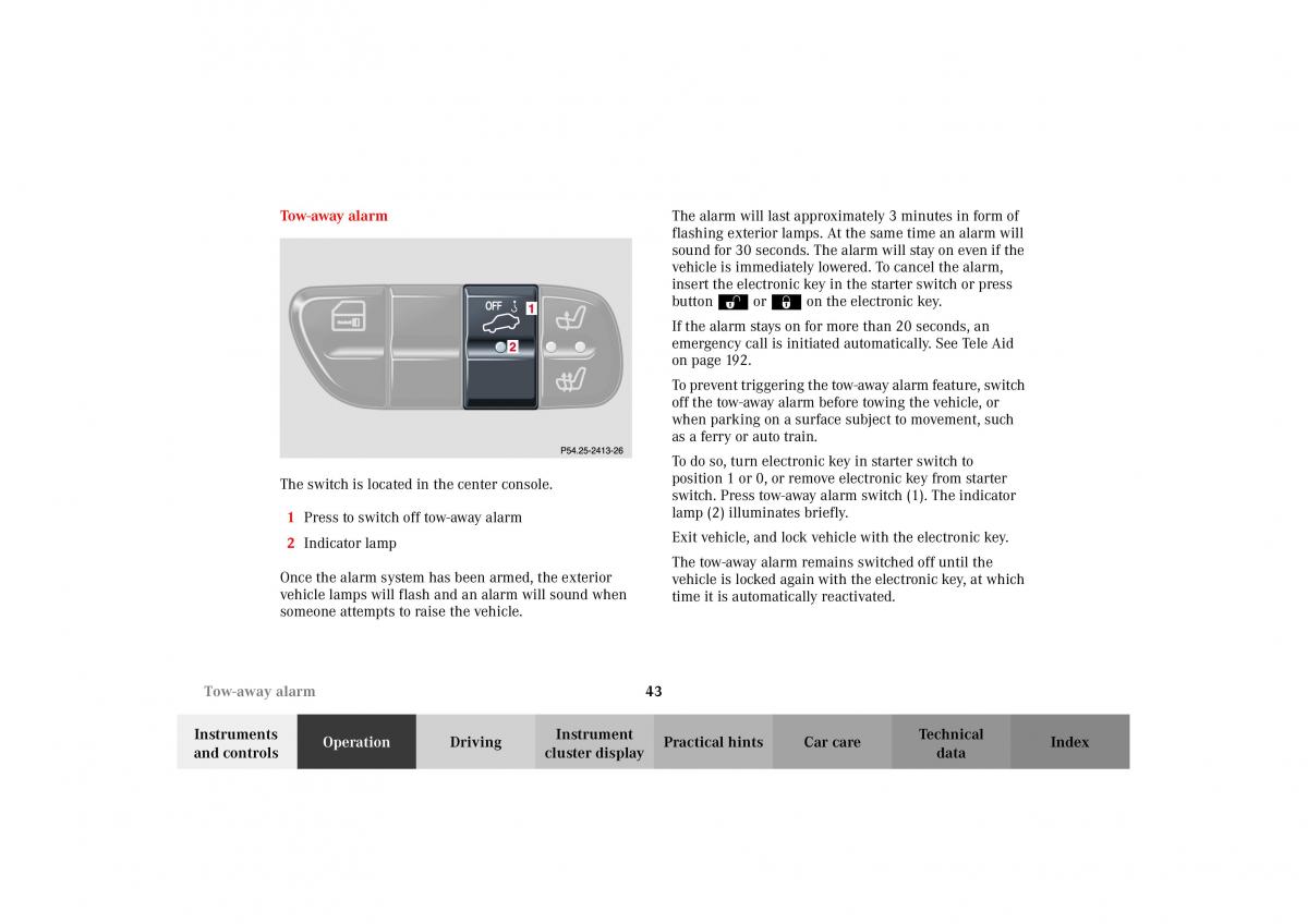 Mercedes Benz G Class W463 owners manual / page 46