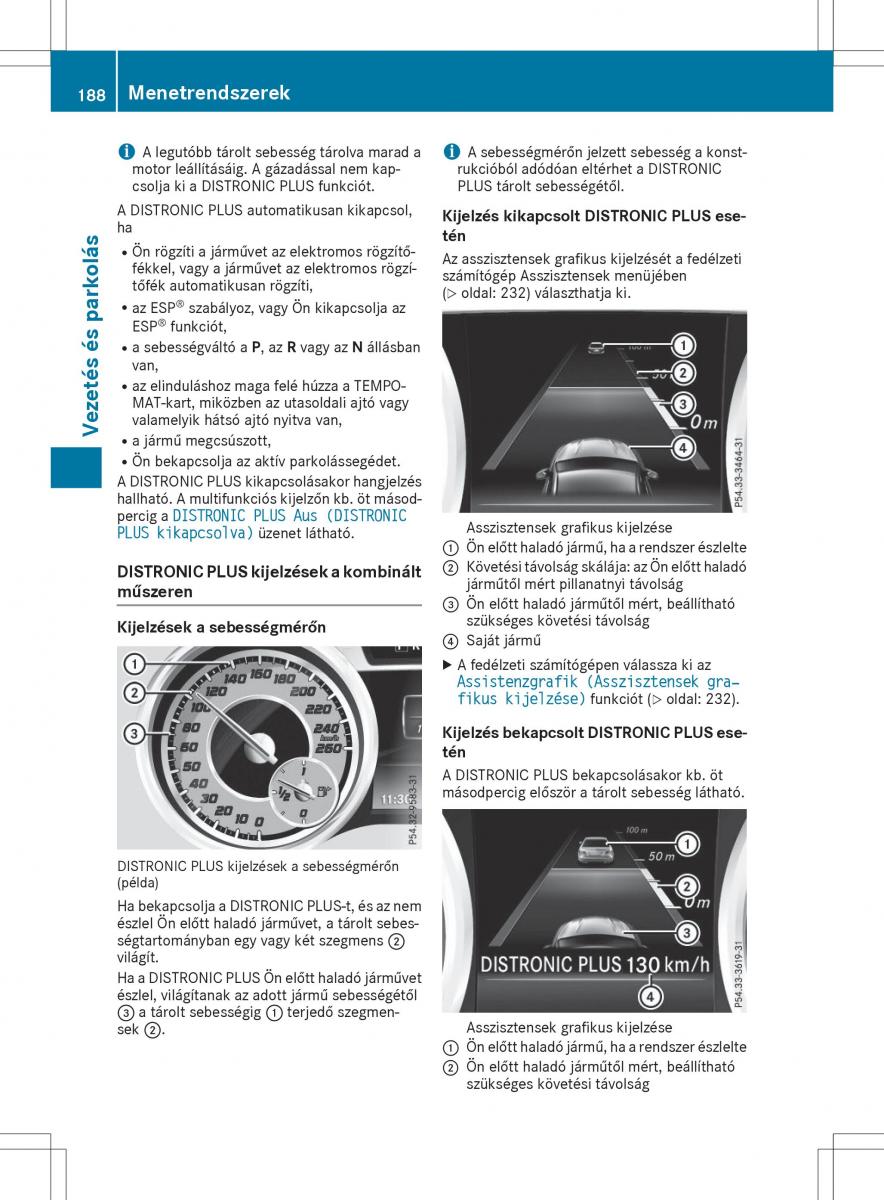 Mercedes GLA X156 kezelesi utmutato / page 188