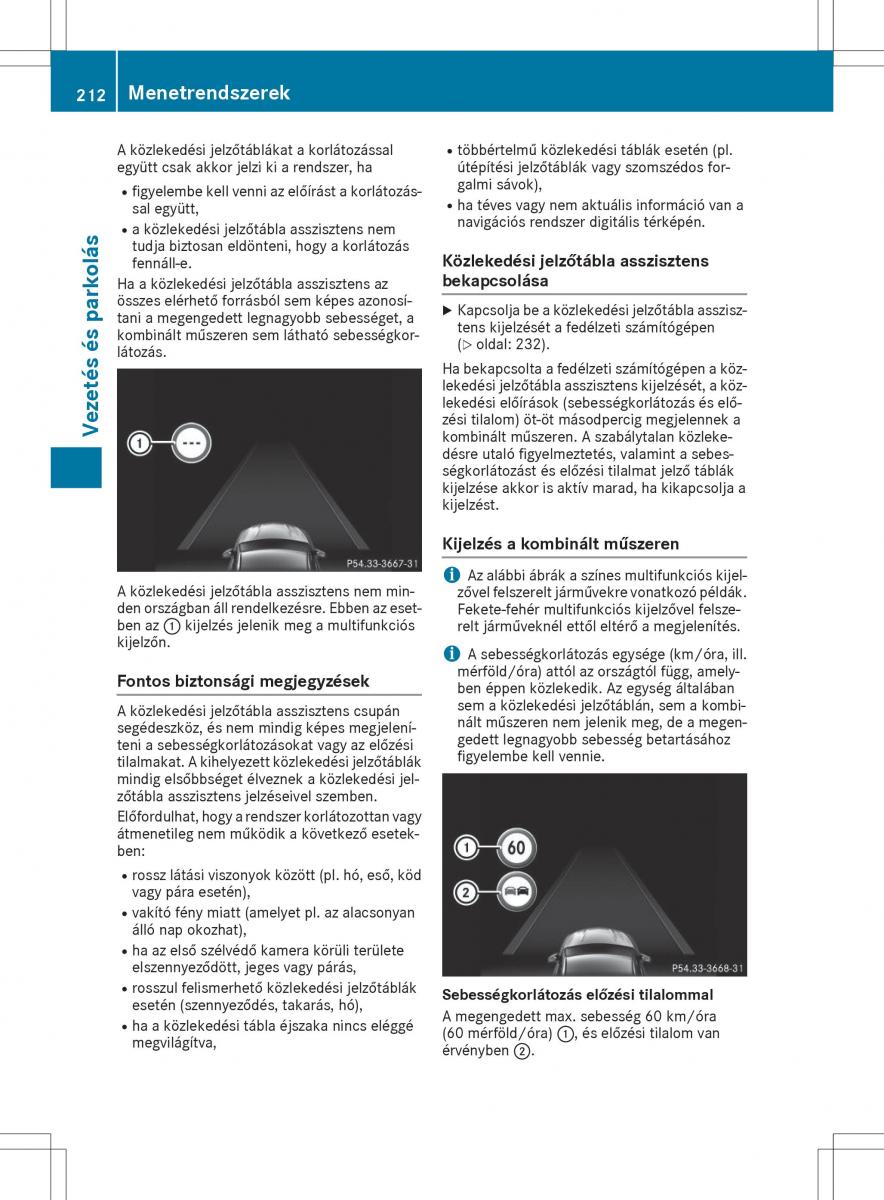 Mercedes GLA X156 kezelesi utmutato / page 212