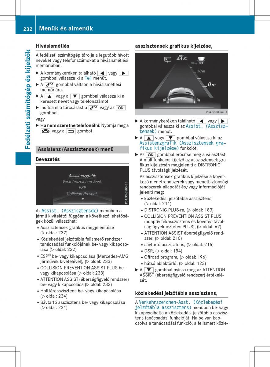 Mercedes GLA X156 kezelesi utmutato / page 232