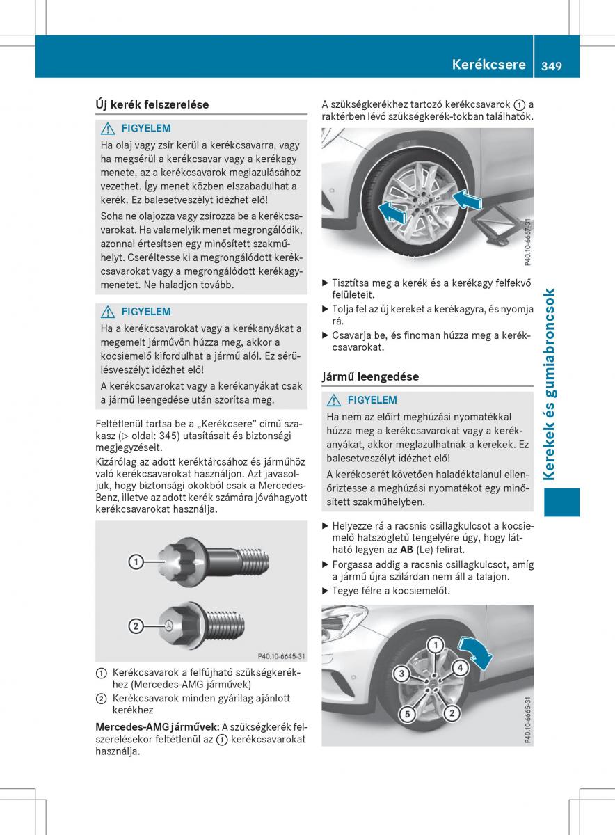 Mercedes GLA X156 kezelesi utmutato / page 349