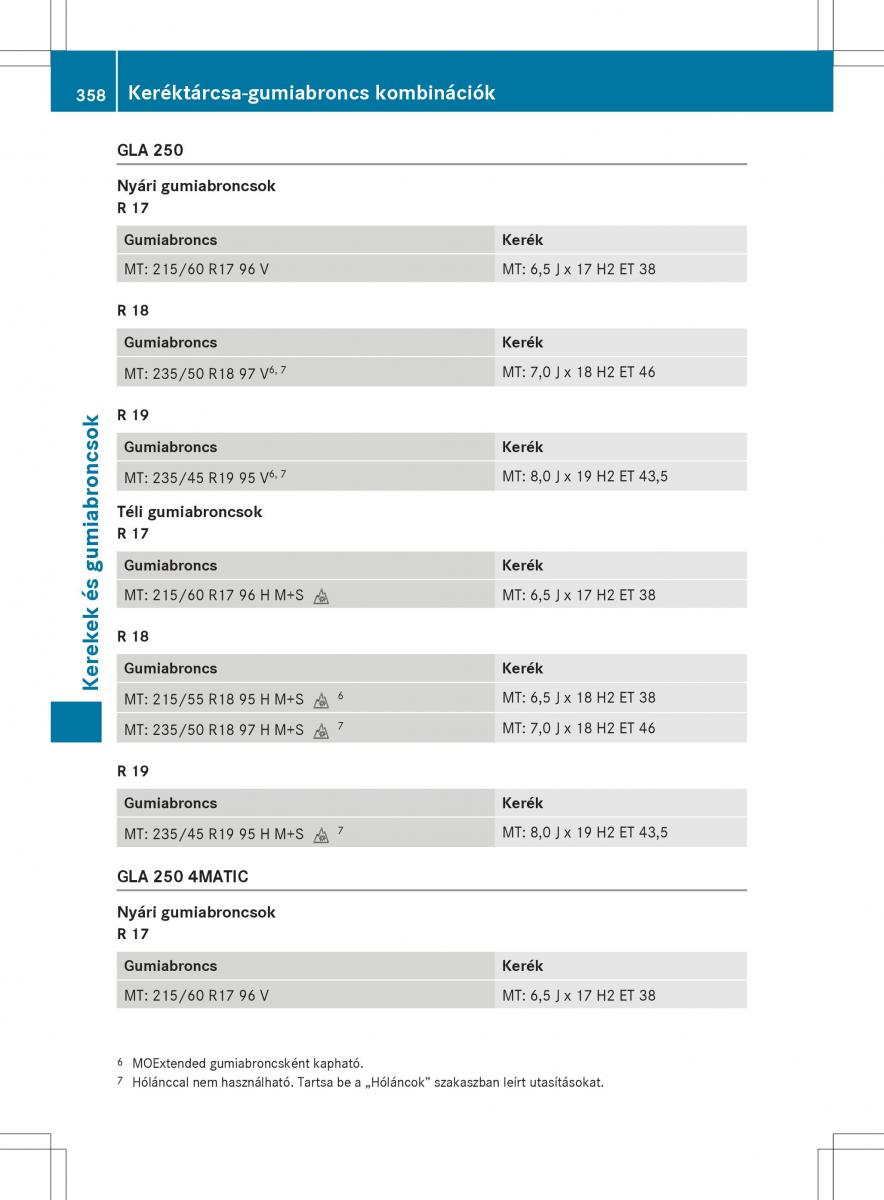 Mercedes GLA X156 kezelesi utmutato / page 358