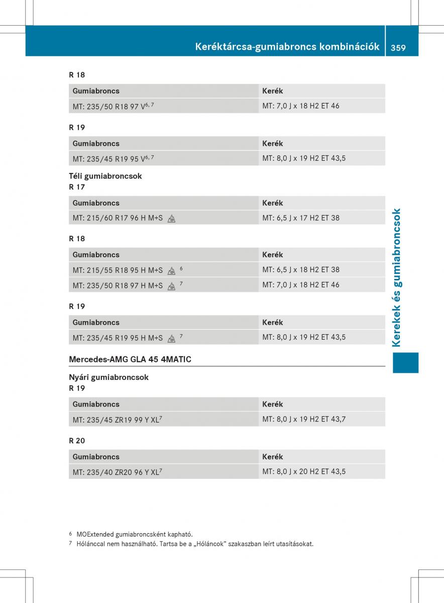 Mercedes GLA X156 kezelesi utmutato / page 359