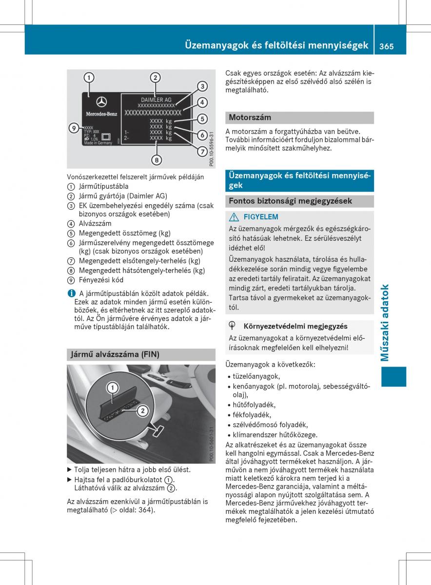 Mercedes GLA X156 kezelesi utmutato / page 365