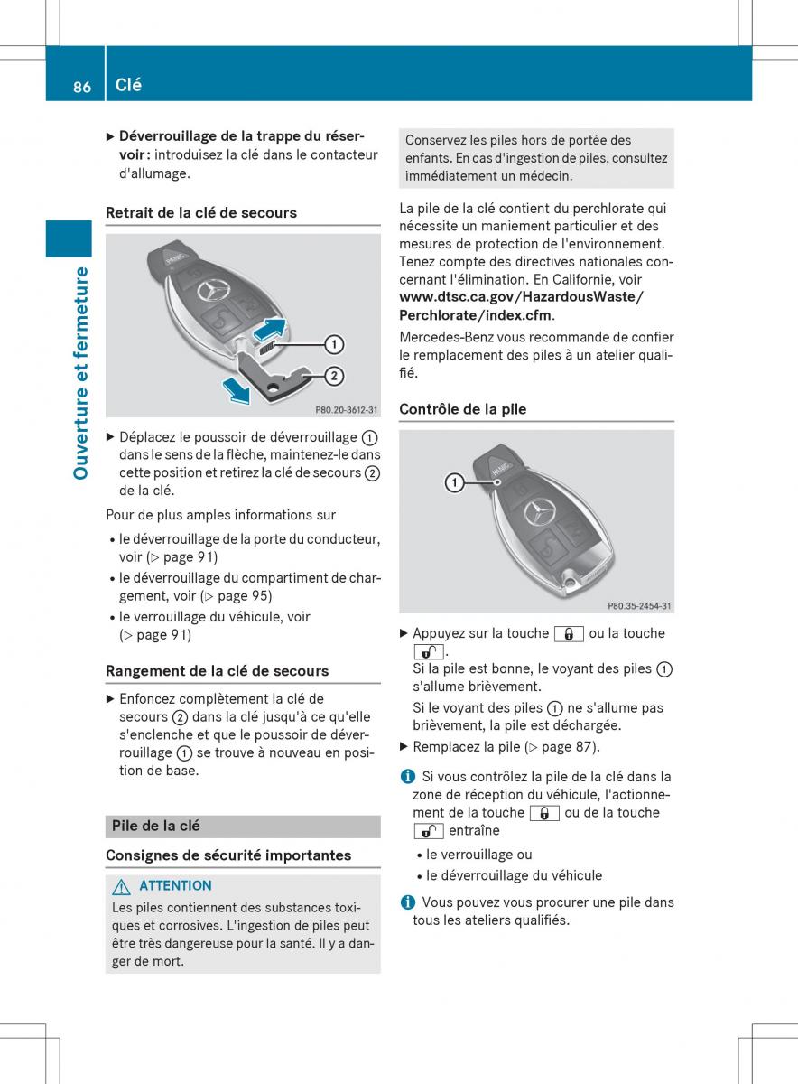 Mercedes GLA X156 manuel du proprietaire / page 88