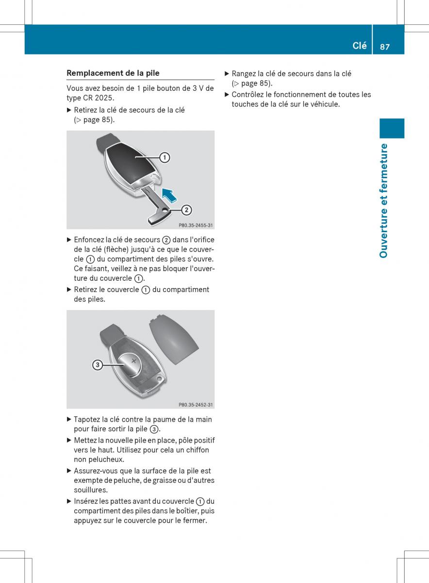 Mercedes GLA X156 manuel du proprietaire / page 89