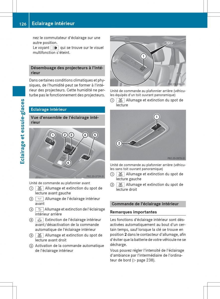 Mercedes GLA X156 manuel du proprietaire / page 128