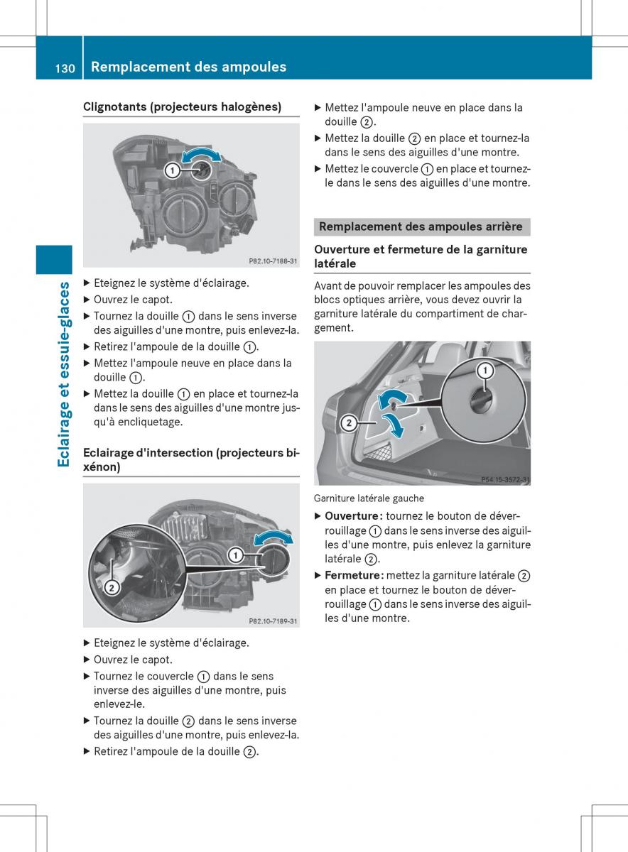 Mercedes GLA X156 manuel du proprietaire / page 132