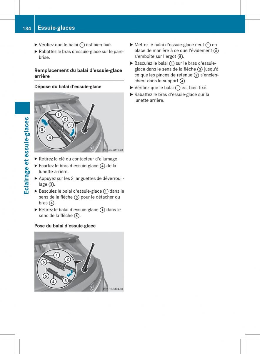 Mercedes GLA X156 manuel du proprietaire / page 136