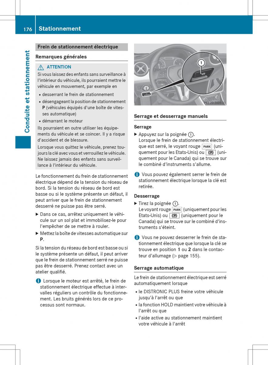 Mercedes GLA X156 manuel du proprietaire / page 178