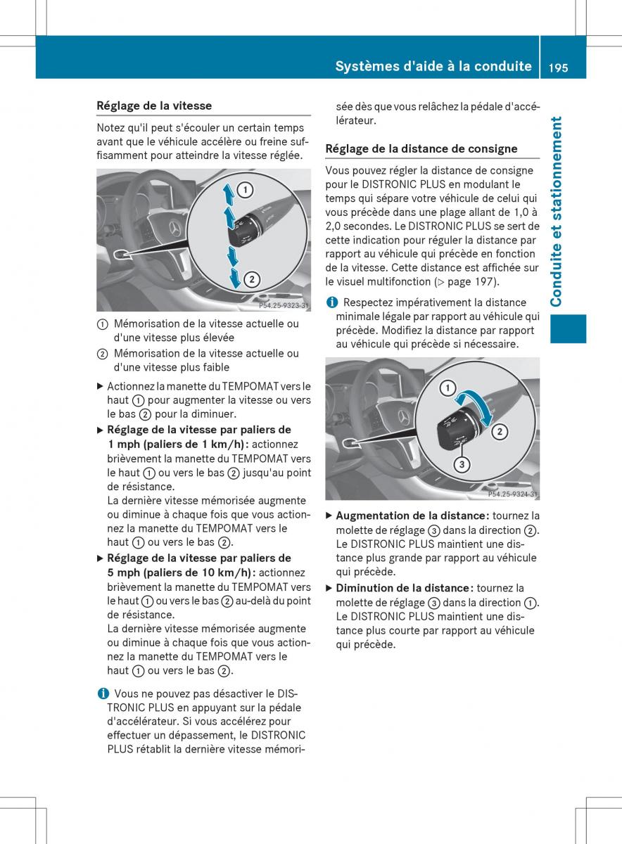 Mercedes GLA X156 manuel du proprietaire / page 197