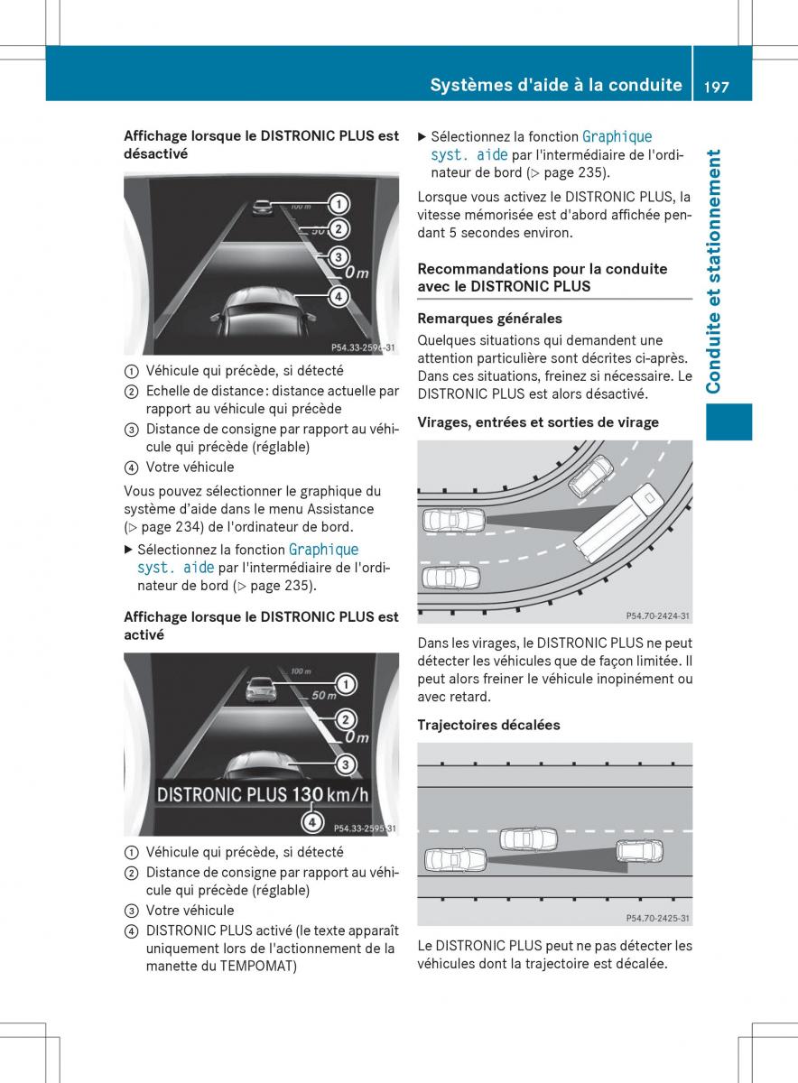 Mercedes GLA X156 manuel du proprietaire / page 199