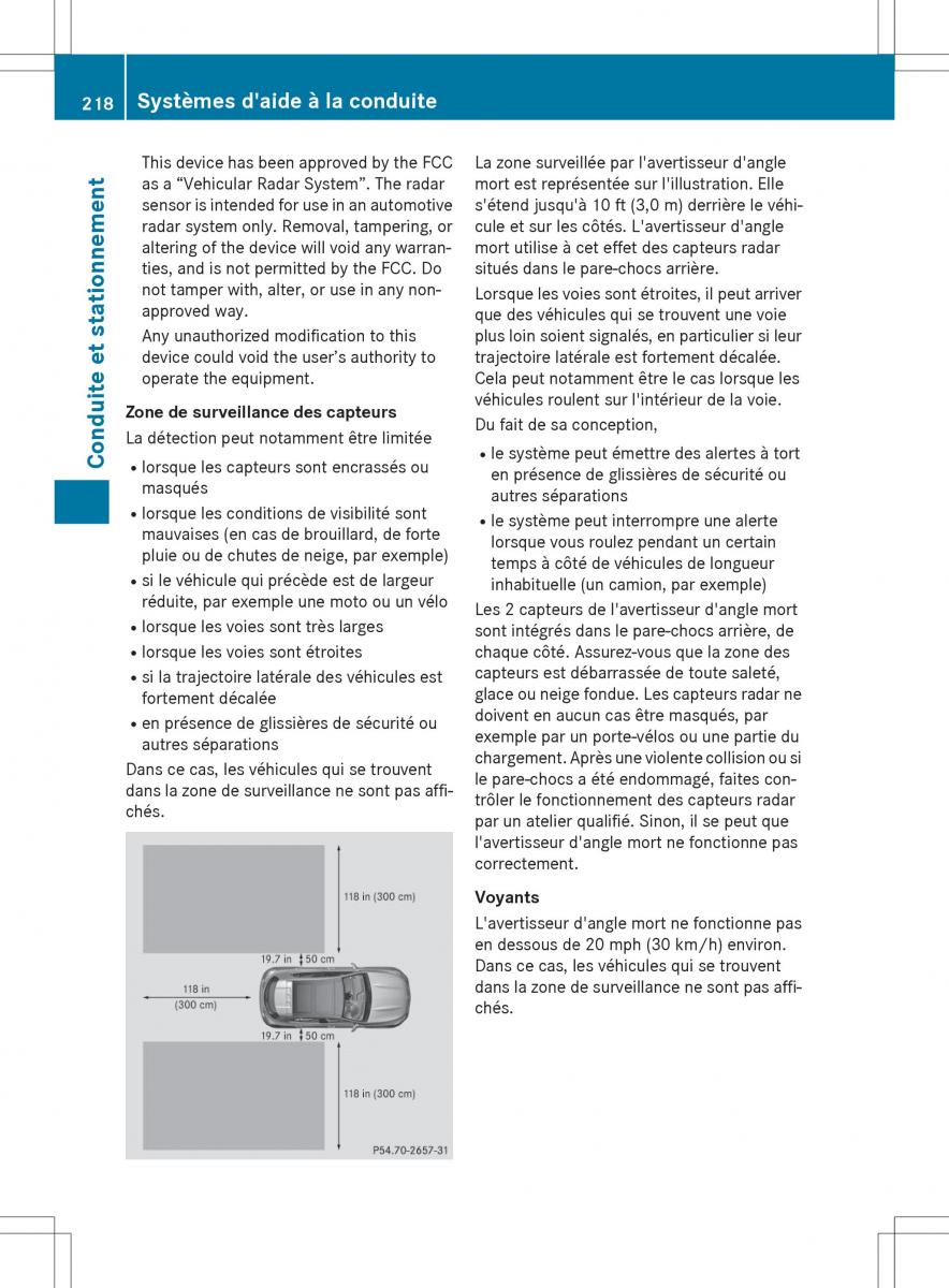 Mercedes GLA X156 manuel du proprietaire / page 220