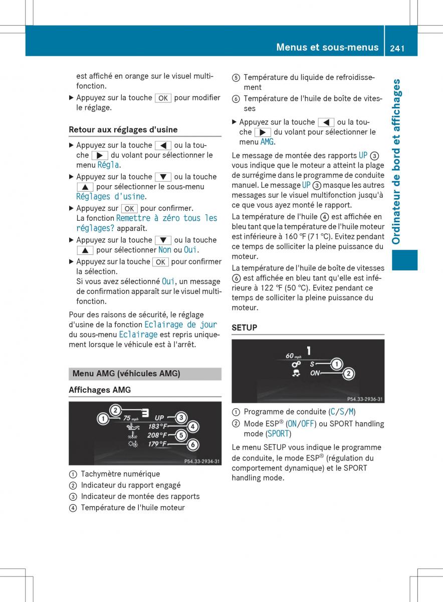 Mercedes GLA X156 manuel du proprietaire / page 243