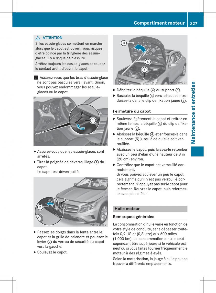 Mercedes GLA X156 manuel du proprietaire / page 329