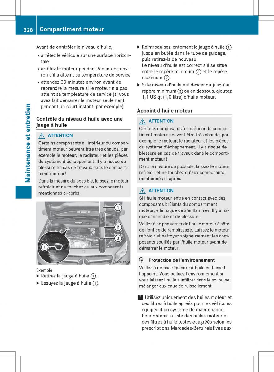 Mercedes GLA X156 manuel du proprietaire / page 330