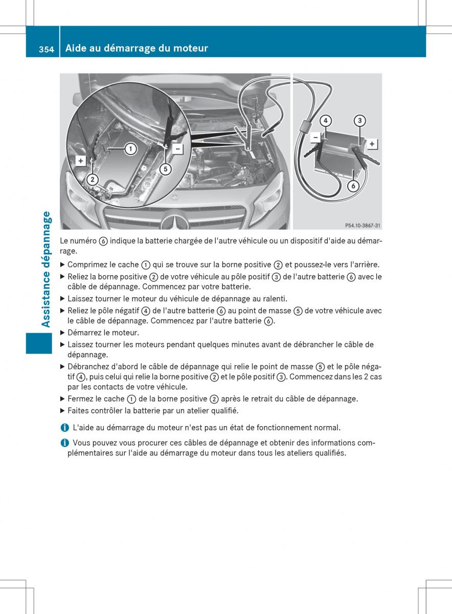 Mercedes GLA X156 manuel du proprietaire / page 356