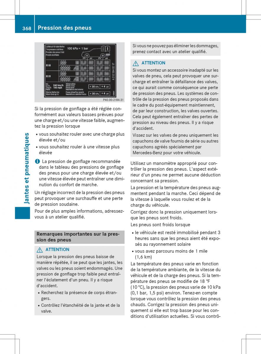 Mercedes GLA X156 manuel du proprietaire / page 370