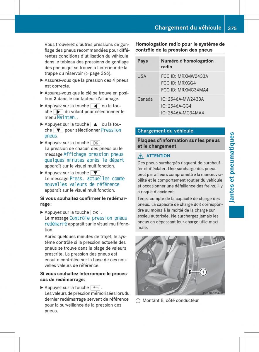 Mercedes GLA X156 manuel du proprietaire / page 377