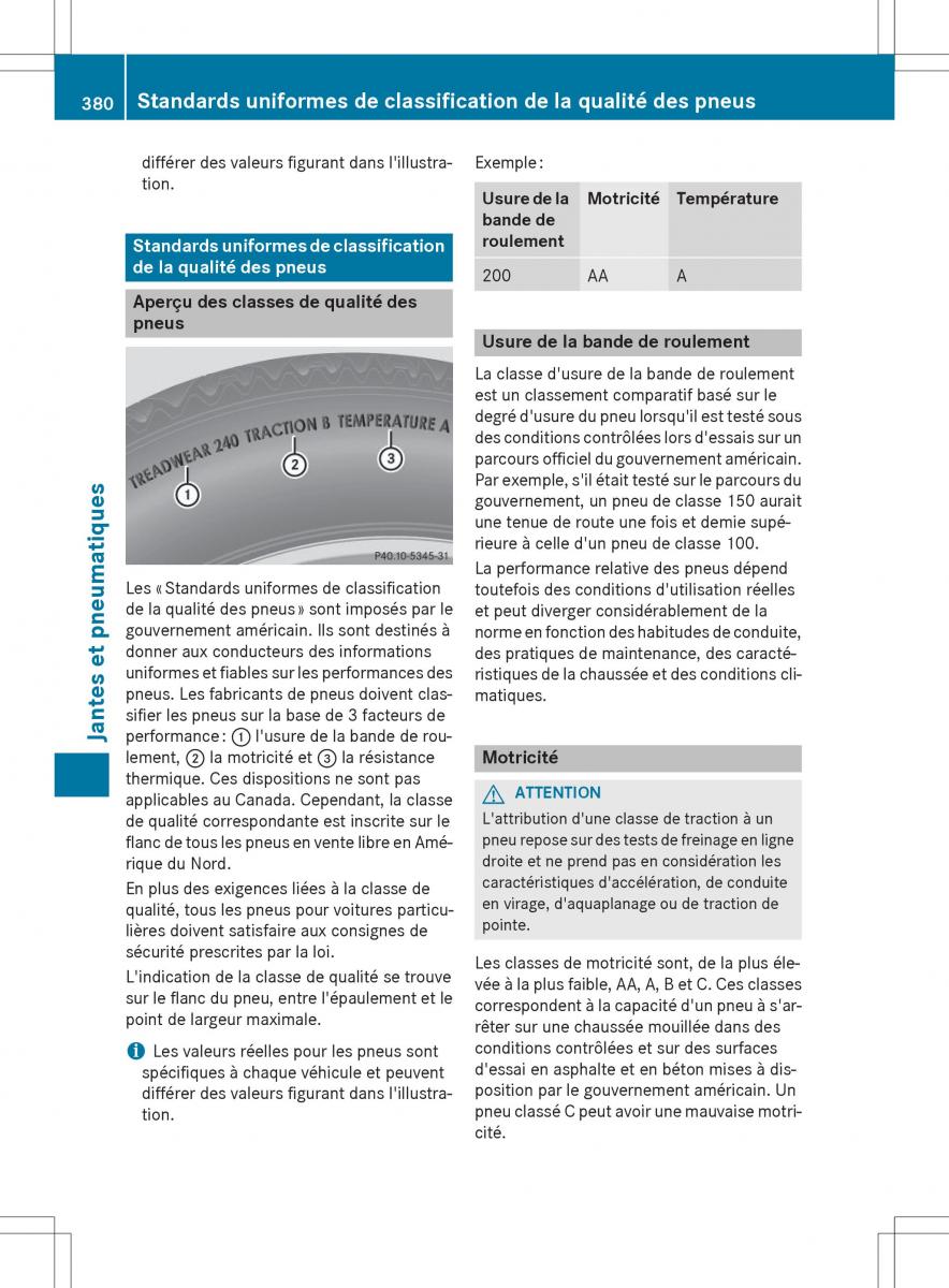 Mercedes GLA X156 manuel du proprietaire / page 382