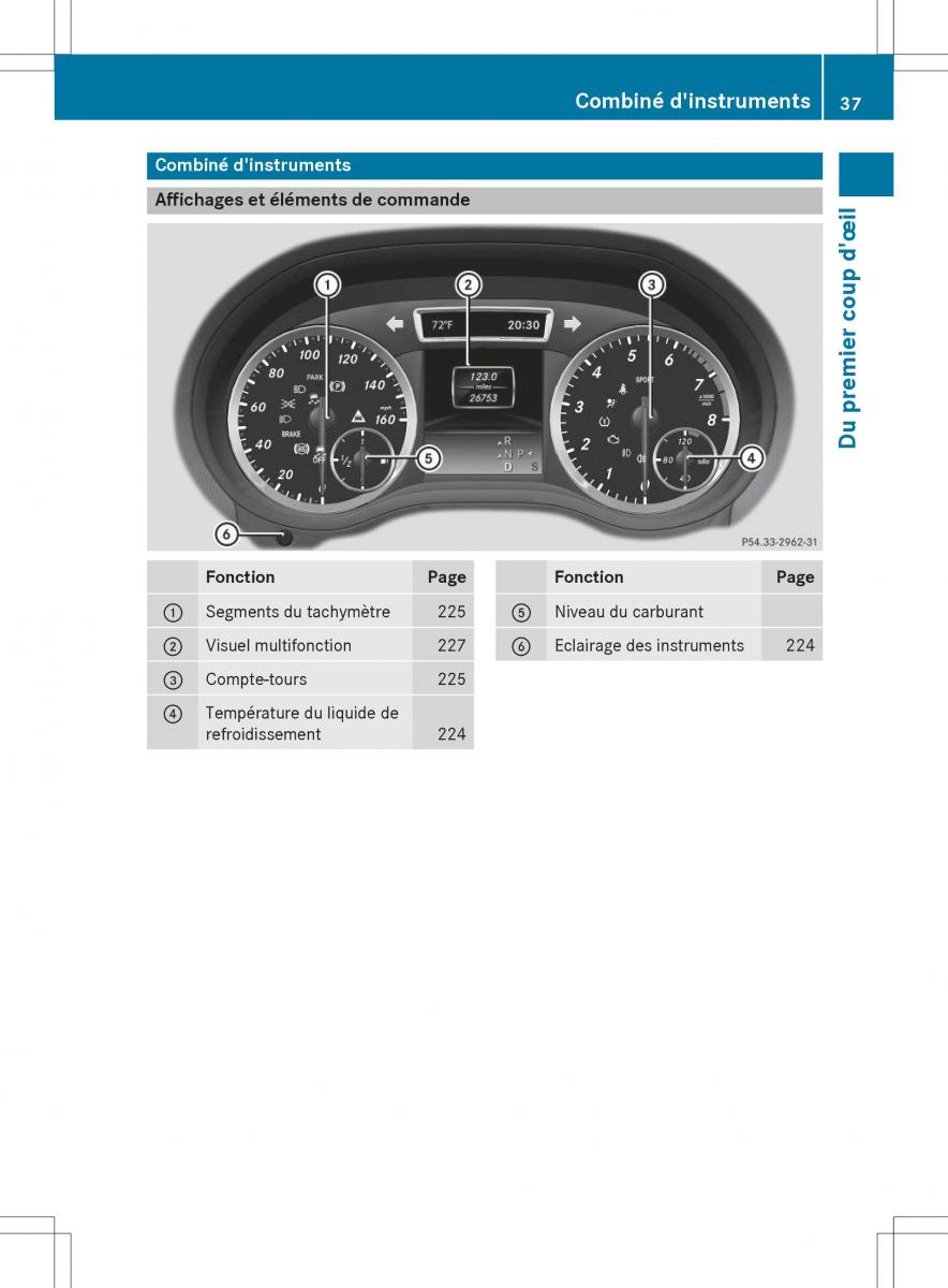 Mercedes GLA X156 manuel du proprietaire / page 39