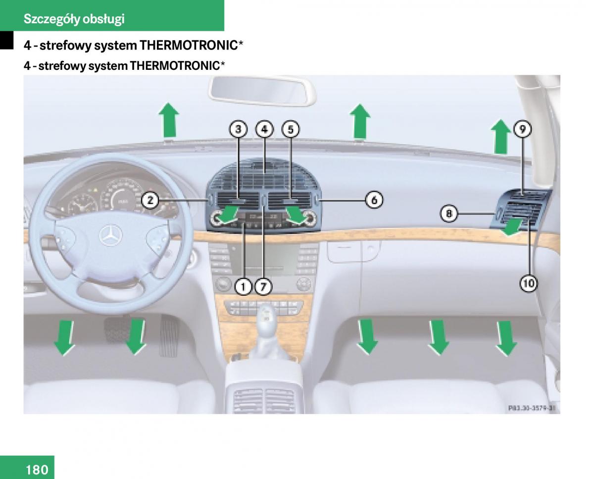 Mercedes Benz E Class W211 instrukcja obslugi / page 178