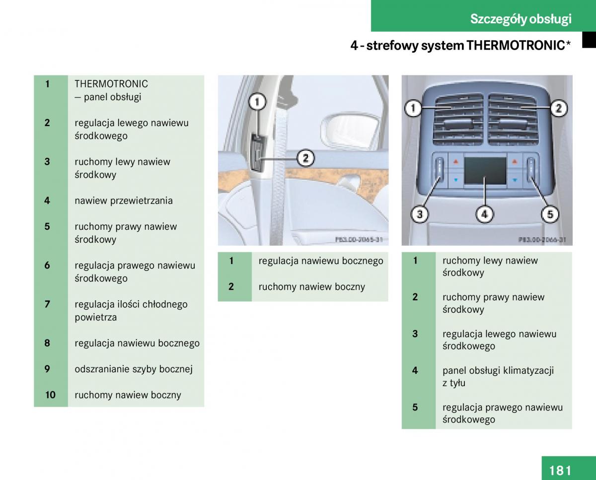 Mercedes Benz E Class W211 instrukcja obslugi / page 179