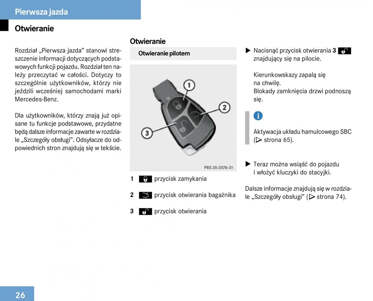 Mercedes Benz E Class W211 instrukcja obslugi / page 25