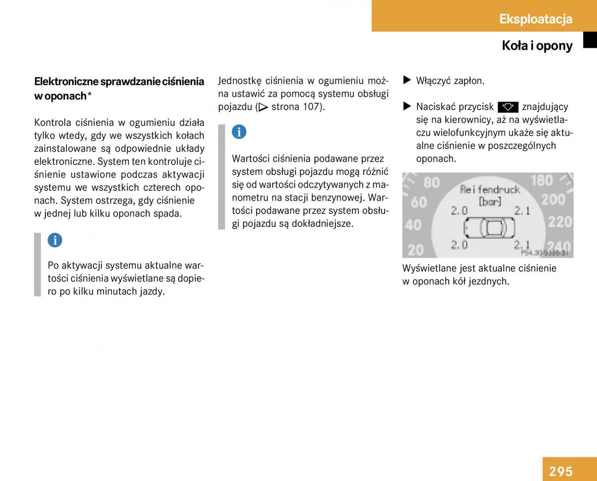 Mercedes Benz E Class W211 instrukcja obslugi / page 292