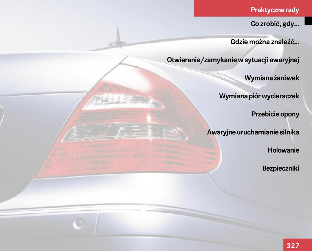 Mercedes Benz E Class W211 instrukcja obslugi / page 323