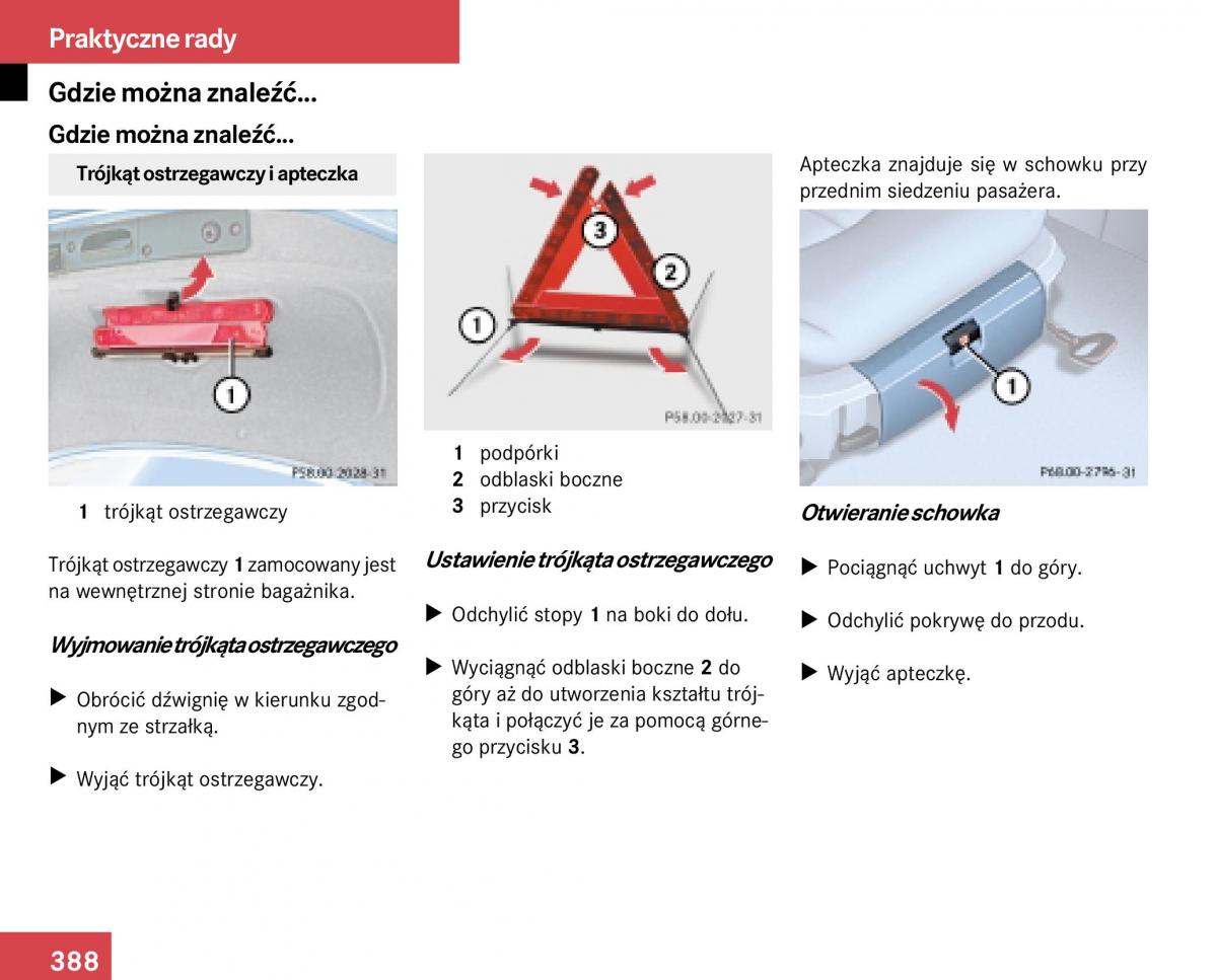 Mercedes Benz E Class W211 instrukcja obslugi / page 384