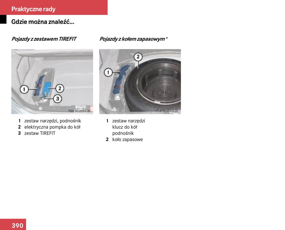 Mercedes Benz E Class W211 instrukcja obslugi / page 386