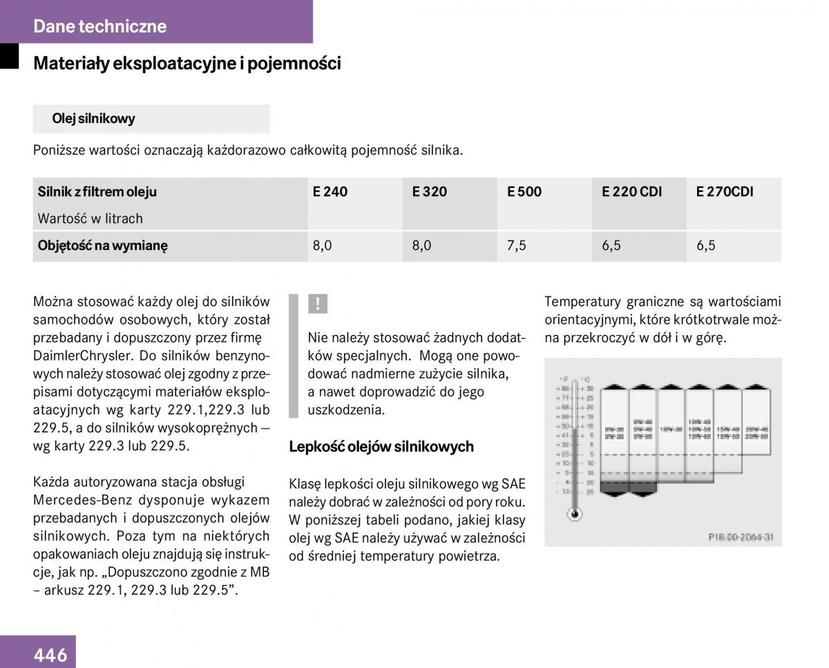 Mercedes Benz E Class W211 instrukcja obslugi / page 441