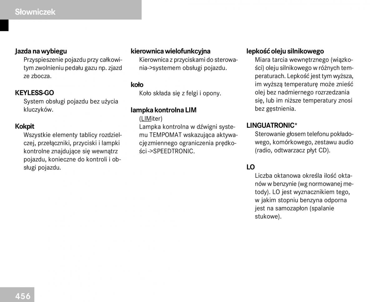 Mercedes Benz E Class W211 instrukcja obslugi / page 450