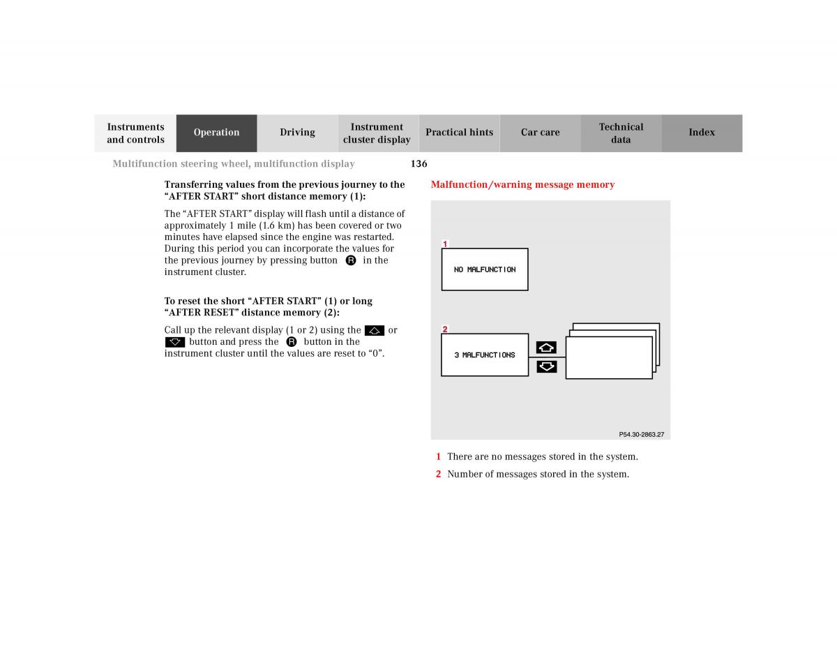 Mercedes Benz S Class W220 owners manual / page 139