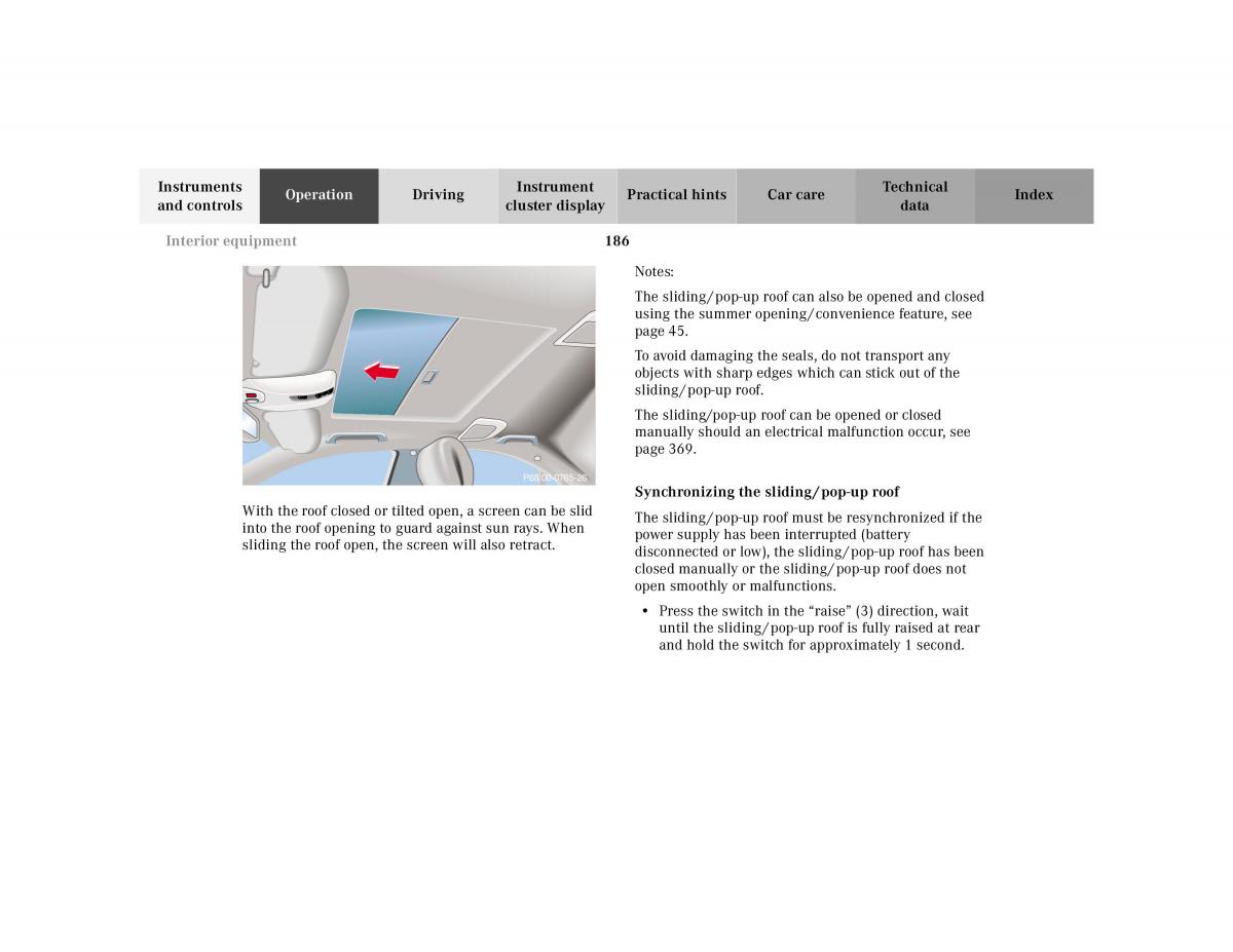 Mercedes Benz S Class W220 owners manual / page 189