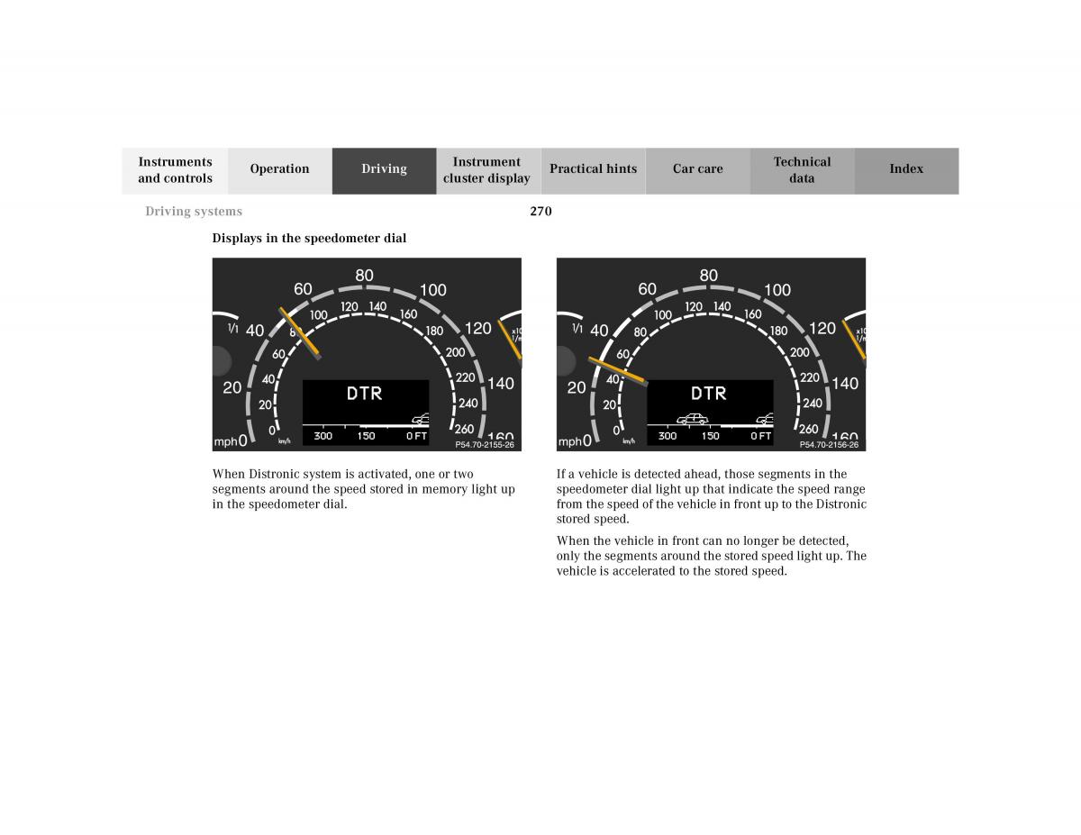 Mercedes Benz S Class W220 owners manual / page 273