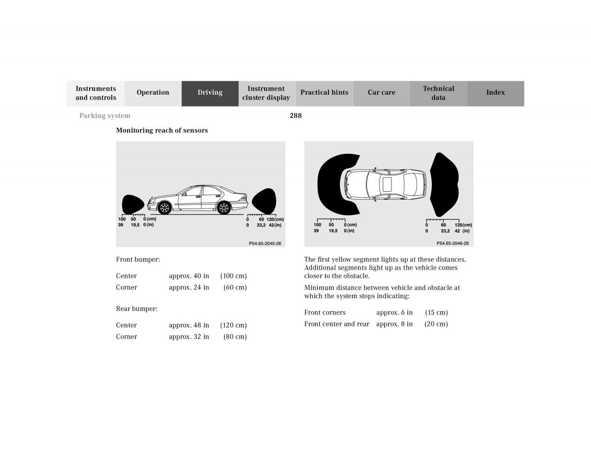 Mercedes Benz S Class W220 owners manual / page 291